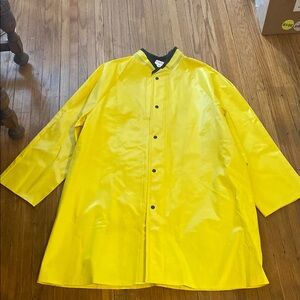 Colorado Saddlery Classic Yellow Waterproof Slicker Raincoat Men Large